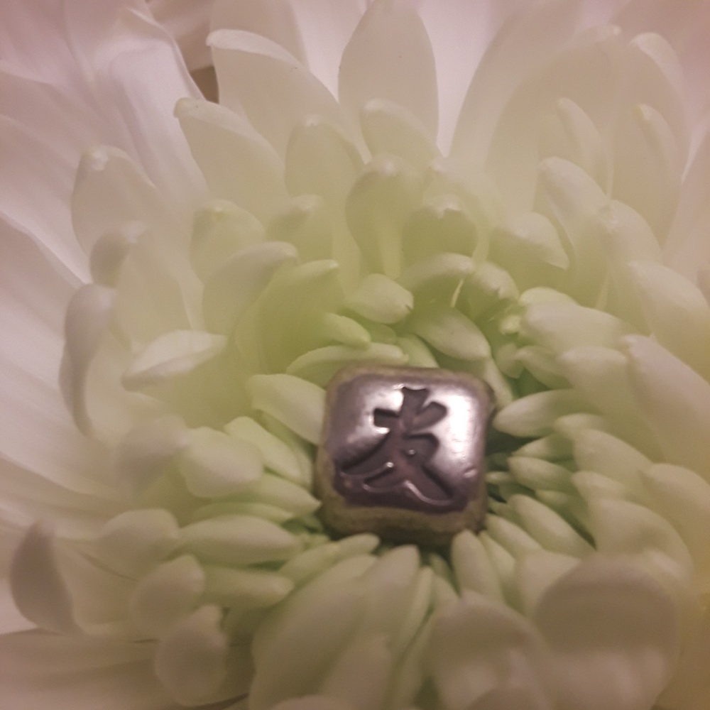 Preloved Chinese symbol charm retired